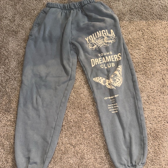 YoungLA Light Gray Sweatpants - Picture 1 of 4